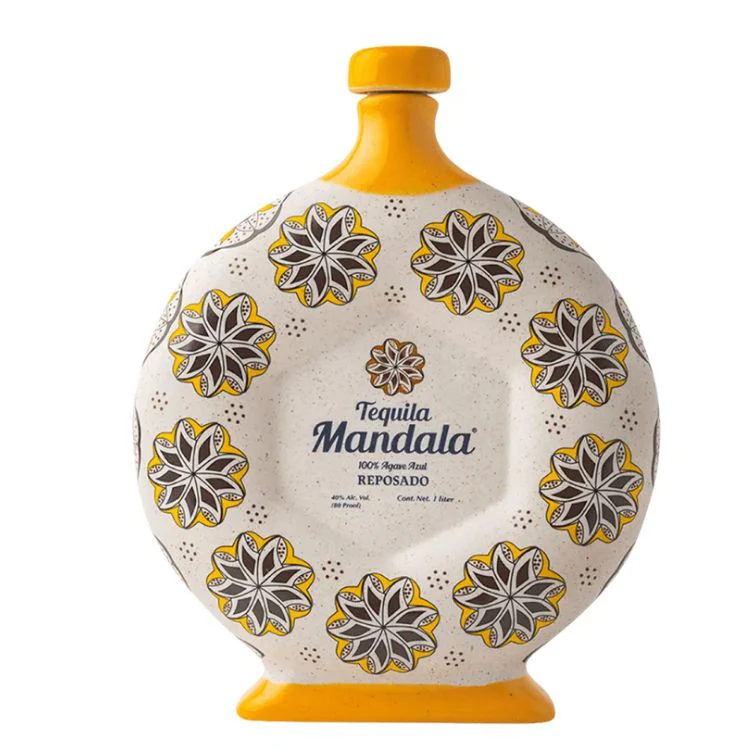 Mandala Reposado Ceramic bottle