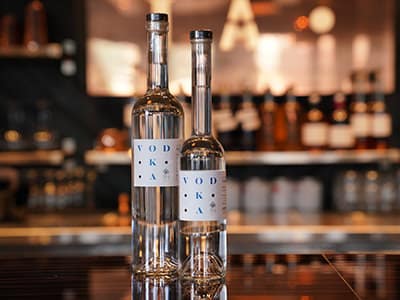 Master Distillers Vodka bottle