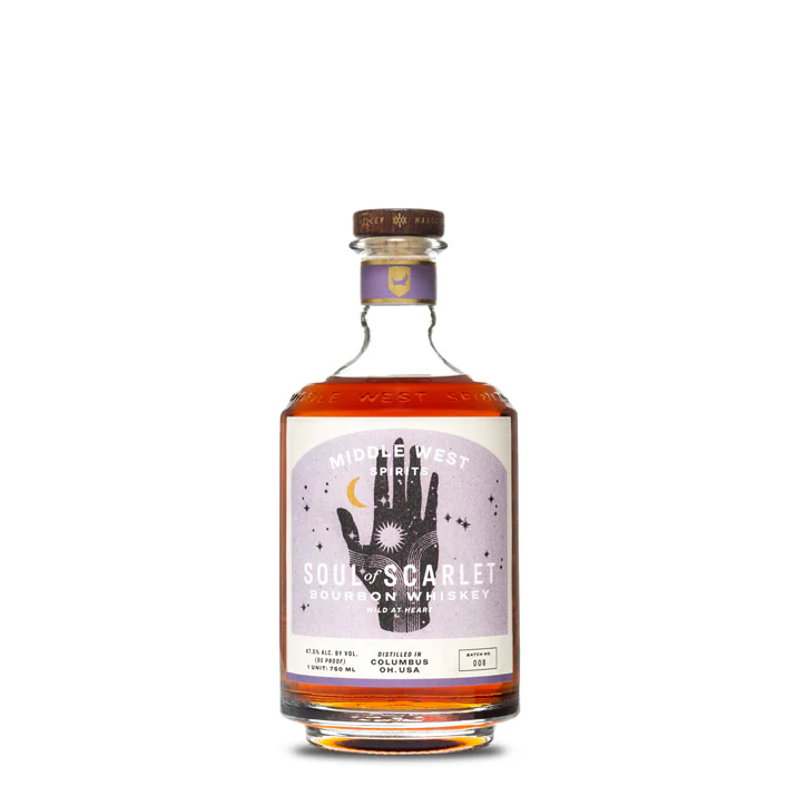 Middle West Spirits Soul Of Scarlet Bourbon bottle