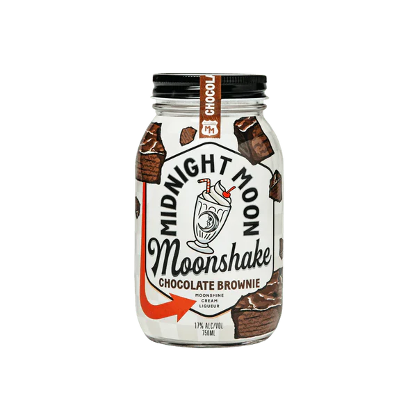 Midnight Moon Chocolate Brownie Moonshake bottle