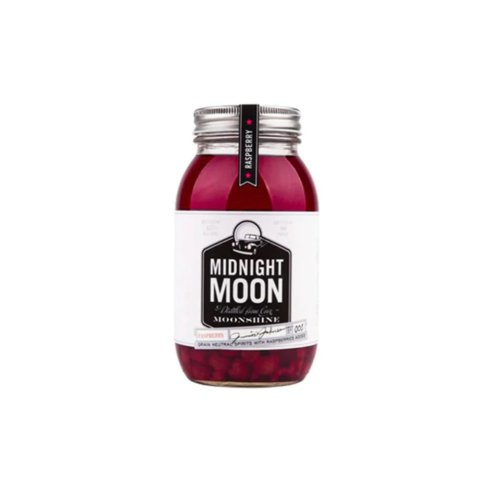 Midnight Moon Raspberry Moonshine bottle