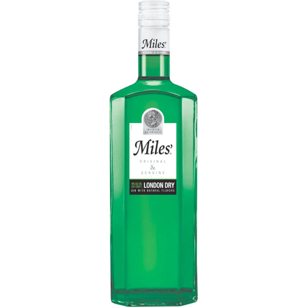 Miles London Dry Gin bottle