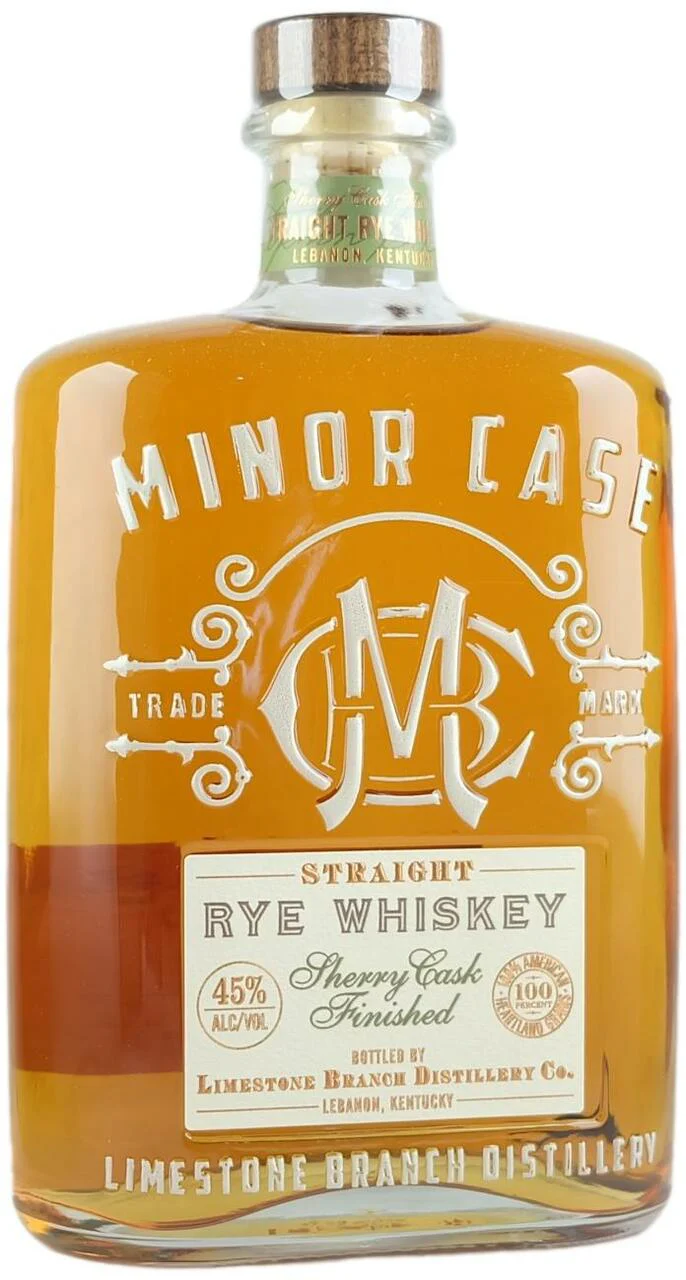 Minor Case Straight Rye bottle