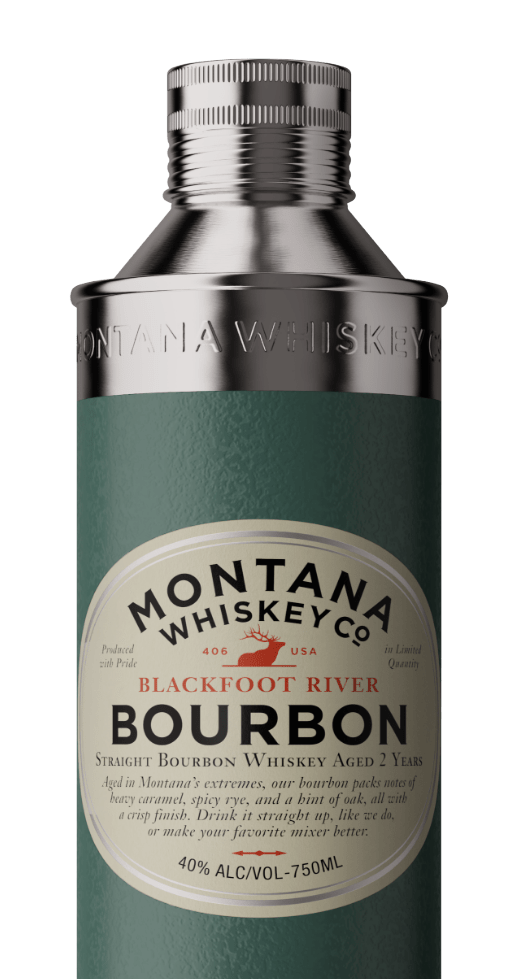 Montana Whiskey Co Bourbon bottle