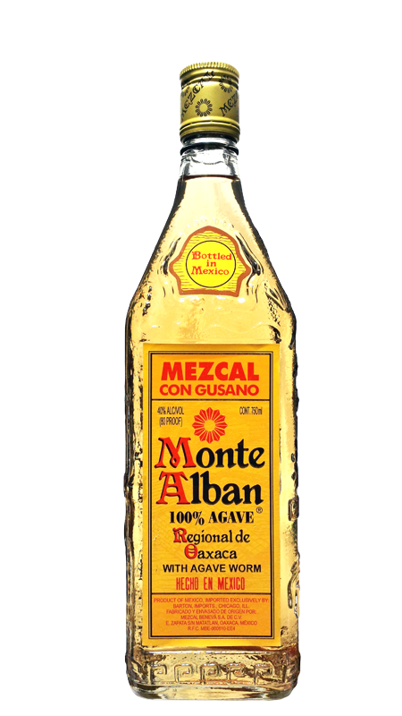 Monte Alban Mezcal bottle