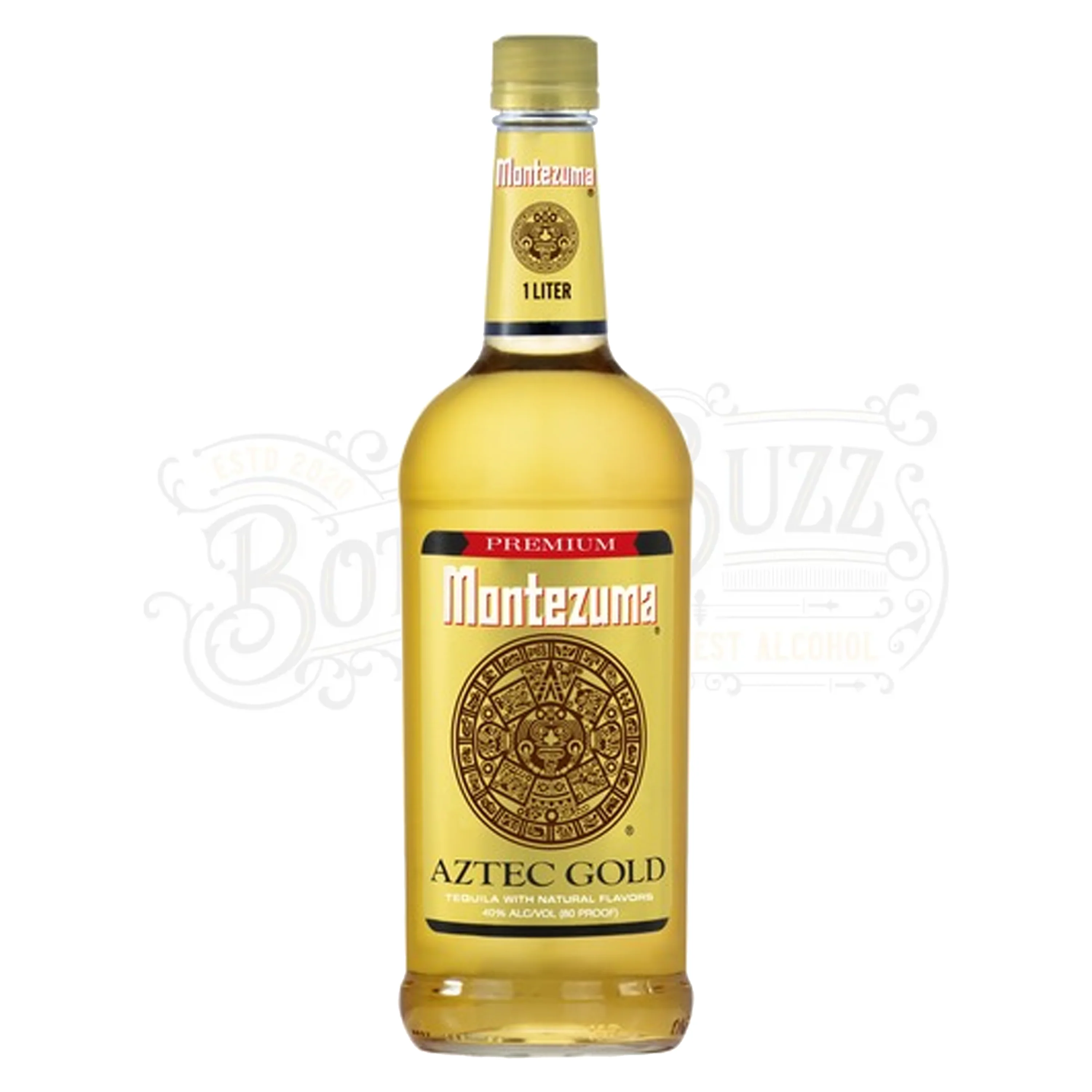 Montezuma Gold Tequila bottle