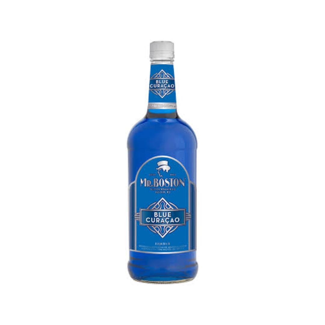 Mr Boston Blue Curacao bottle