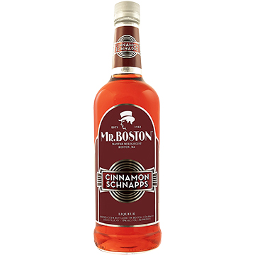 Mr Boston Cinnamon Schnapps bottle