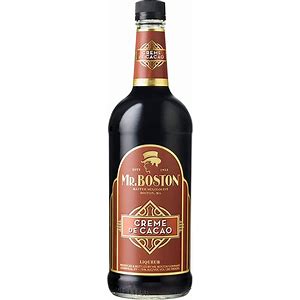 Mr Boston Creme De Cacao Dark bottle