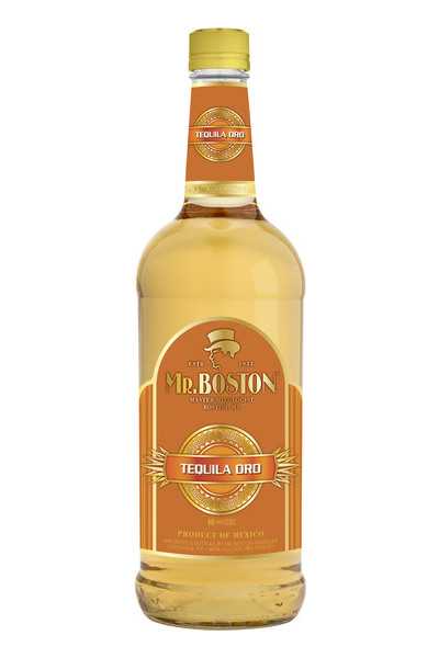 Mr Boston Gold Tequila bottle