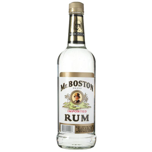 Mr Boston Light Rum bottle
