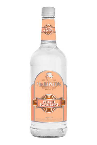 Mr Boston Peach bottle