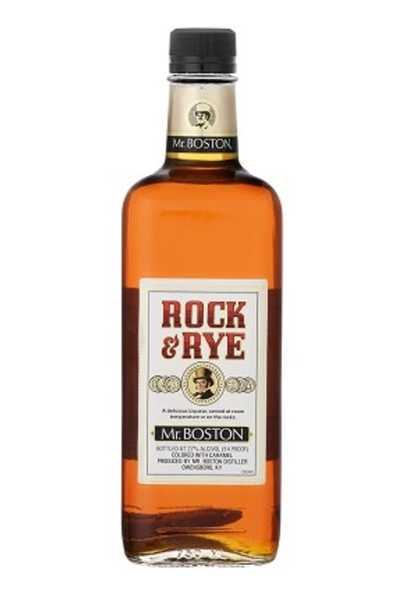 Mr Boston Rock & Rye bottle
