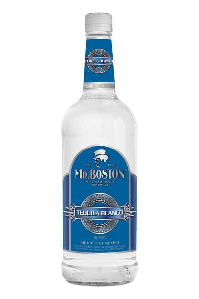 Mr Boston Silver Tequila bottle