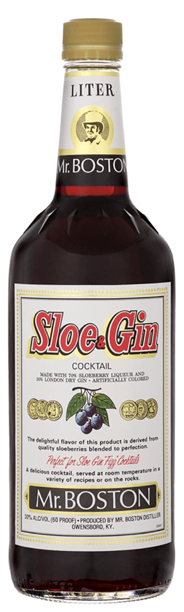 Mr Boston Sloe And Gin bottle