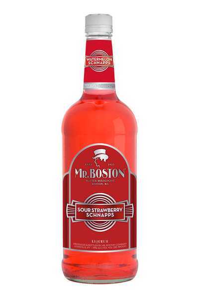 Mr Boston Sour Strawberry bottle