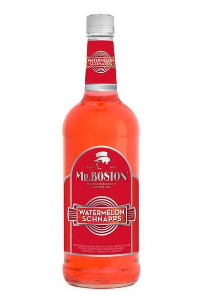 Mr Boston Watermelon Schnapps bottle