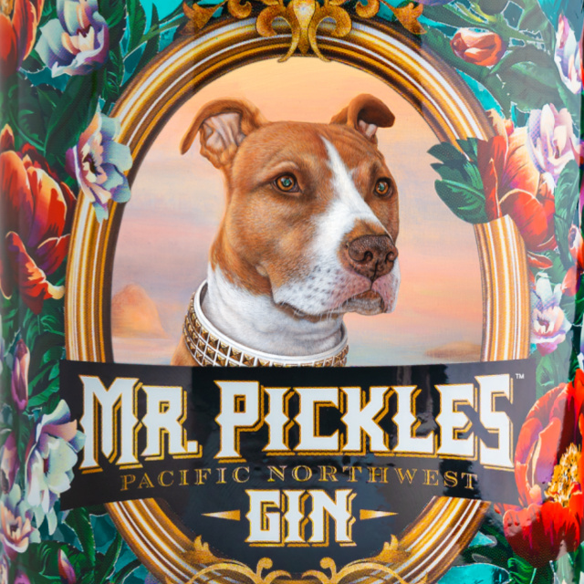Mr Pickles Gin bottle