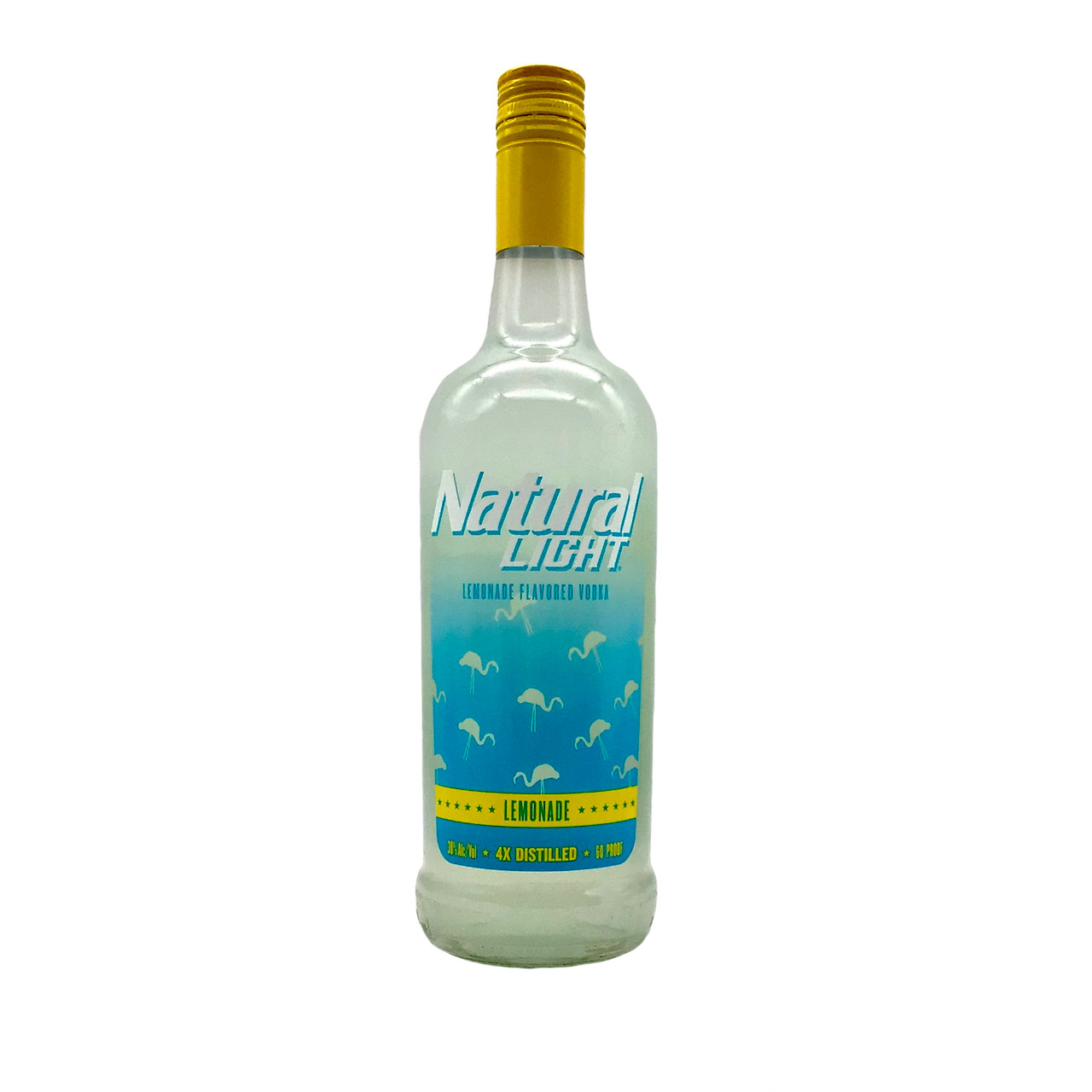 Natural Light Lemonade Vodka Mini bottle
