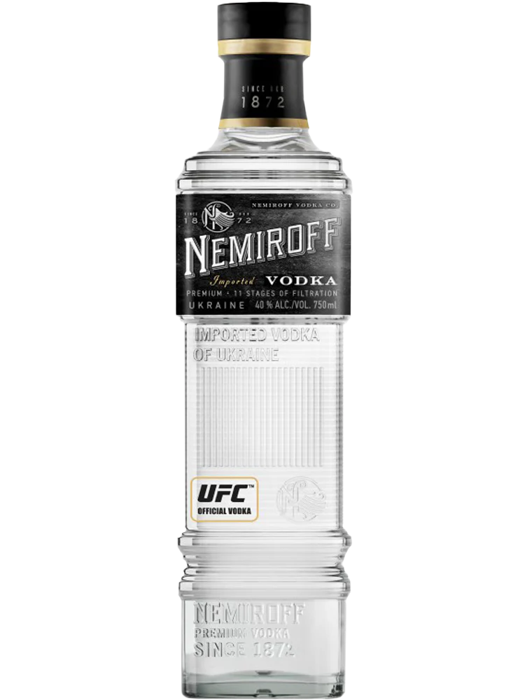 Nemiroff Vodka bottle