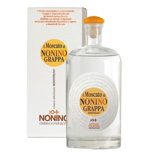 Nonino Grappa Moscato bottle