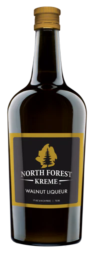 North Forest Kreme Walnut bottle