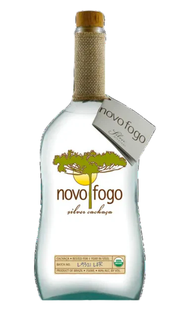 Novo Fogo Silver Cachaça bottle