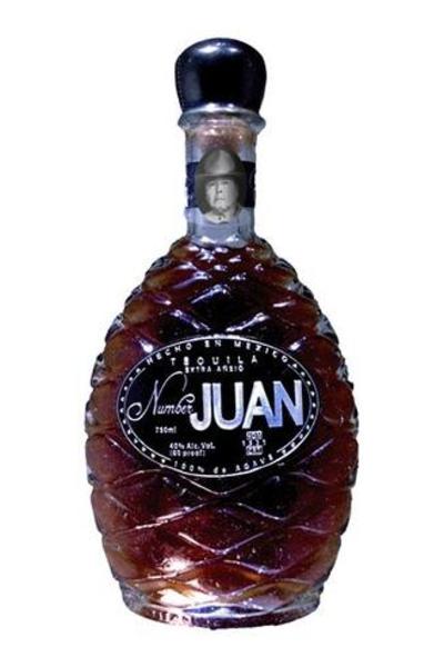 Number Juan Tequila Extra Anejo bottle