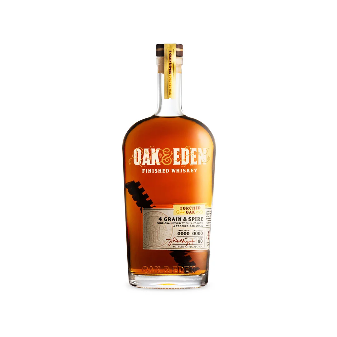 Oak & Eden 4-Grain & Spire bottle