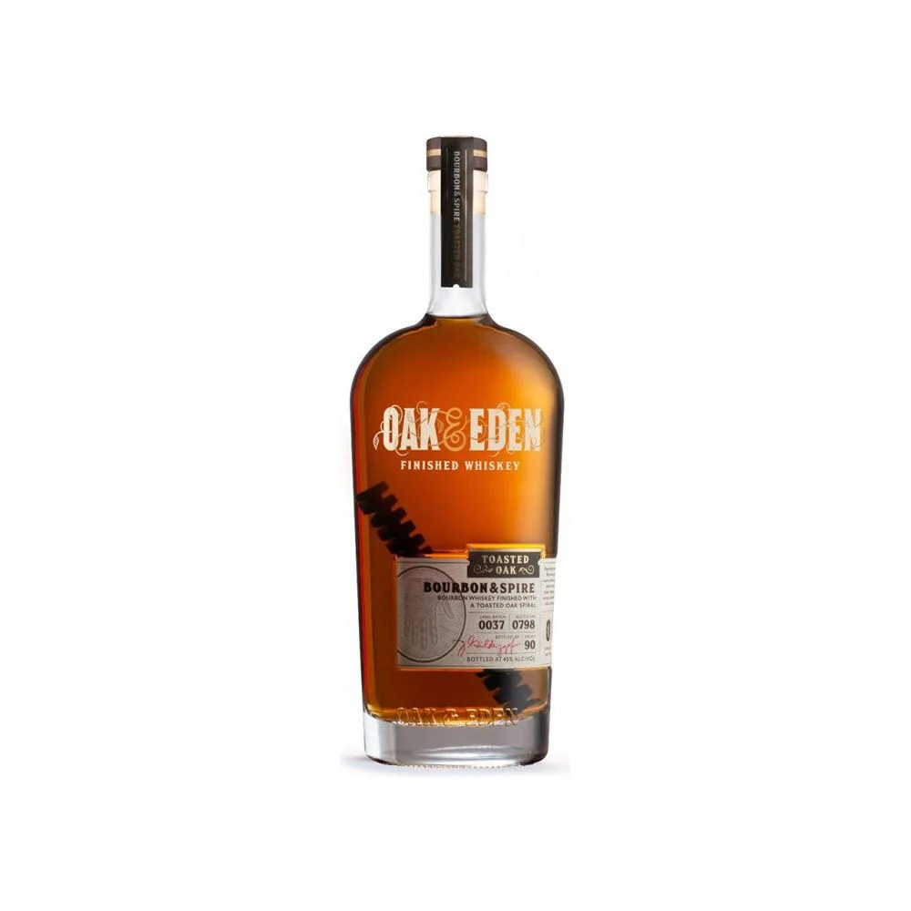 Oak & Eden Bourbon & Spire bottle