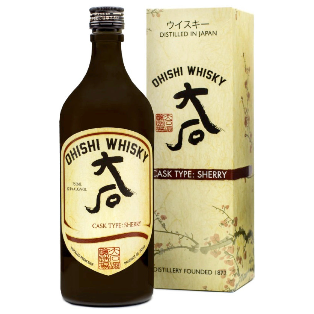 Ohishi Sherry Cask Whisky bottle