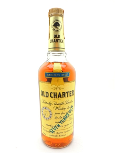 Old Charter 8 Bourbon bottle