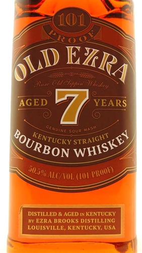 Old Ezra 7Yr Bourbon Btb bottle