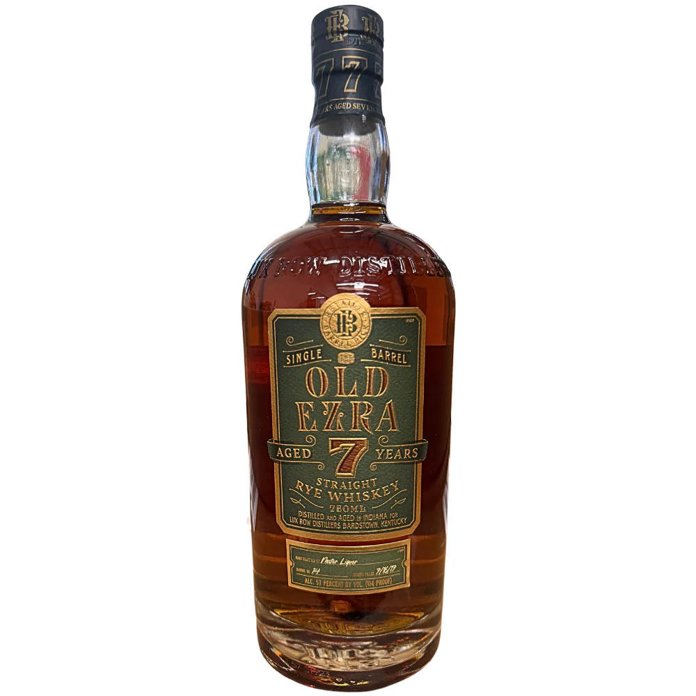 Old Ezra Rye Single Barrel Btb bottle