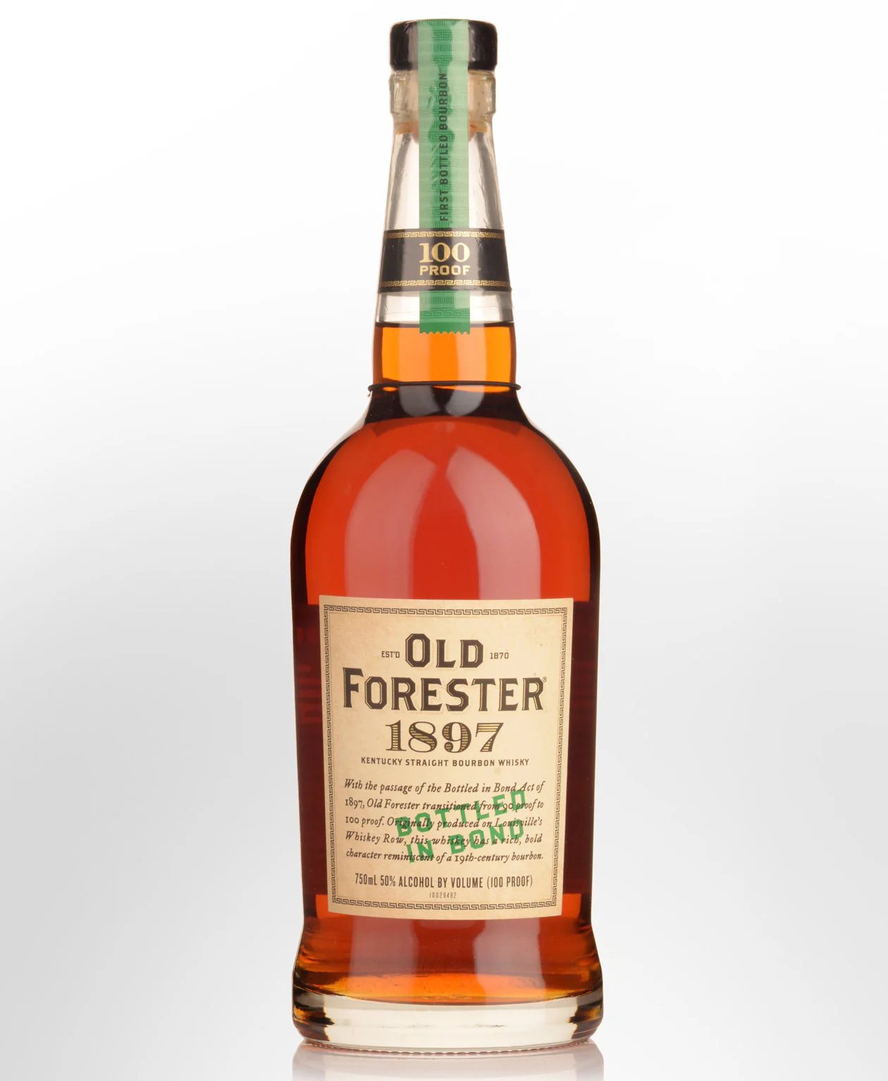 Old Forester 1897 Whisky Row Series Use Code 20372 bottle