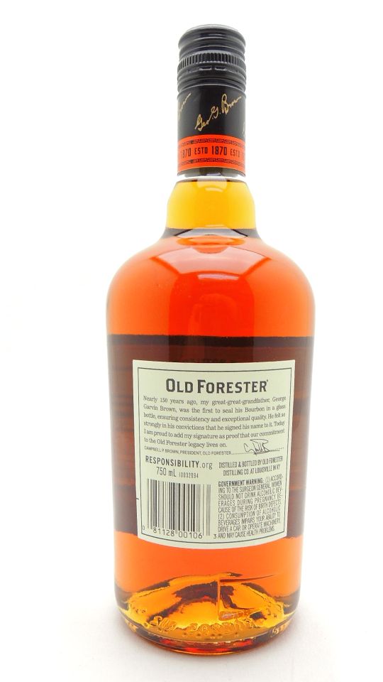 Old Forester Signature 100Prf Bourbon bottle
