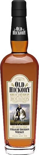 Old Hickory White Label Straight Bourbon Whiskey bottle