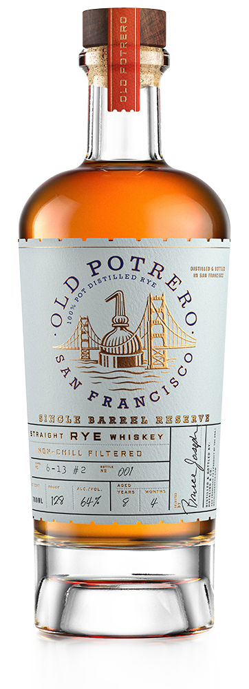 Old Potrero Straight Rye Whiskey bottle