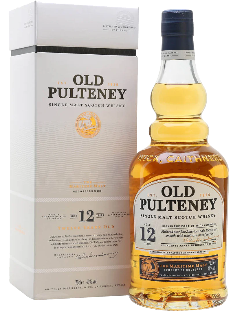 Old Pulteney 12Yr Single Malt Scotch bottle