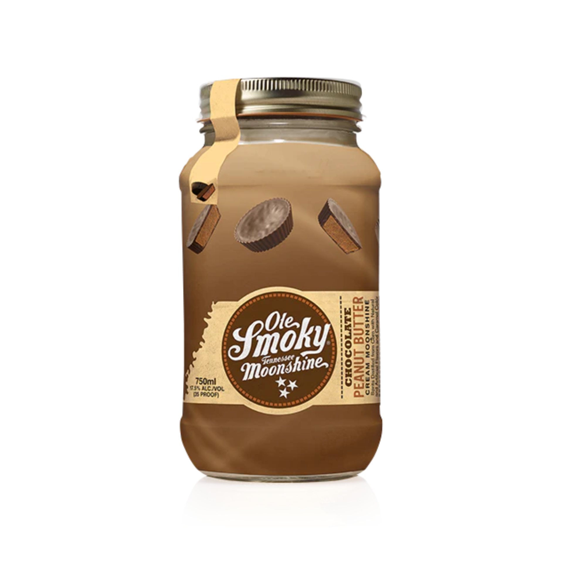 Ole Smoky Chocolate Peanut Butter Cream Moonshine bottle