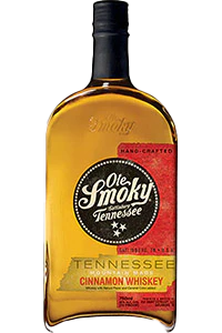 Ole Smoky Cinnamon Whiskey Disco bottle
