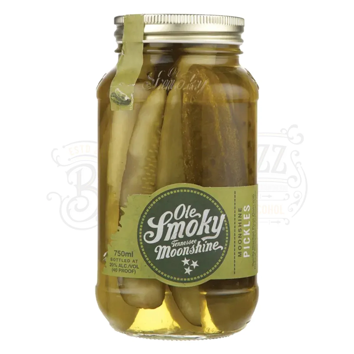 Ole Smoky Hot & Spicy Moonshine Pickles Disco bottle