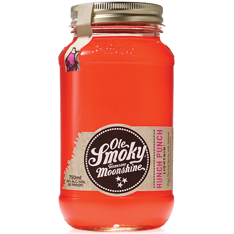 Ole Smoky Hunch Punch Moonshine Use Code 86751 bottle