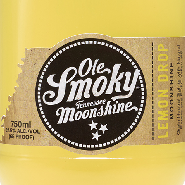 Ole Smoky Lemon Drop Moonshine bottle