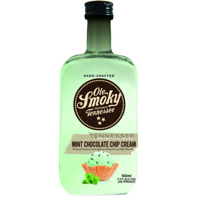 Ole Smoky Mint Chocolate Chip Cream Whiskey Mini bottle