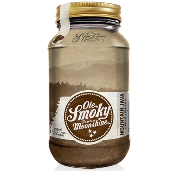 Ole Smoky Mountain Java Cream Moonshine bottle