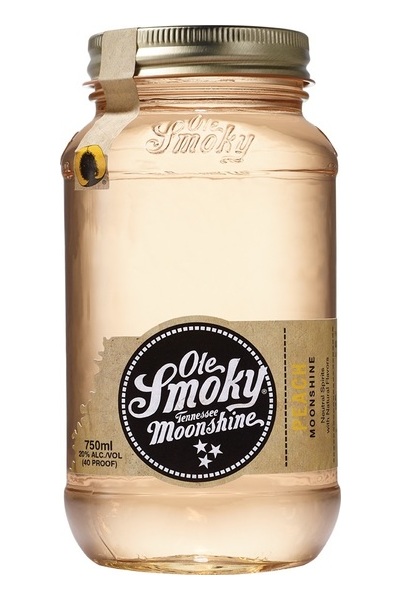 Ole Smoky Peach Moonshine Use Code 986753 bottle