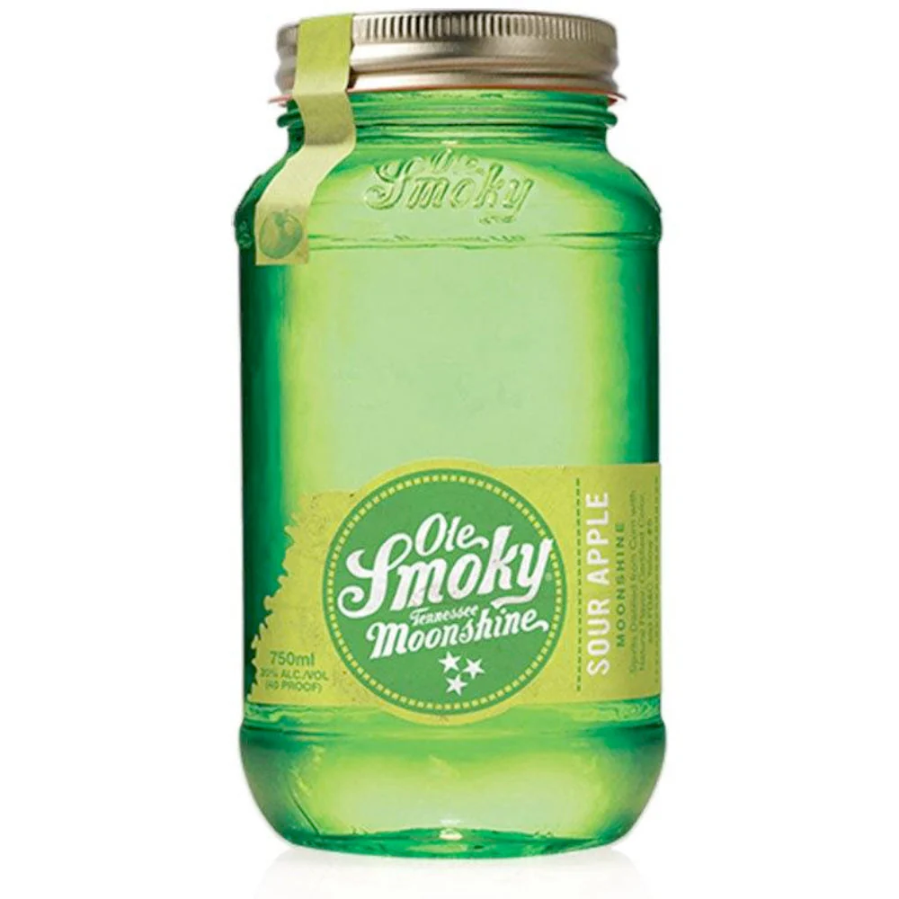 Ole Smoky Sour Apple Moonshine bottle