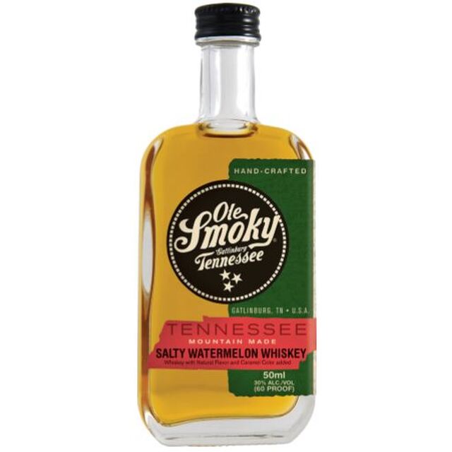 Ole Smoky Tennessee Salty Watermelon Whiskey Mini bottle