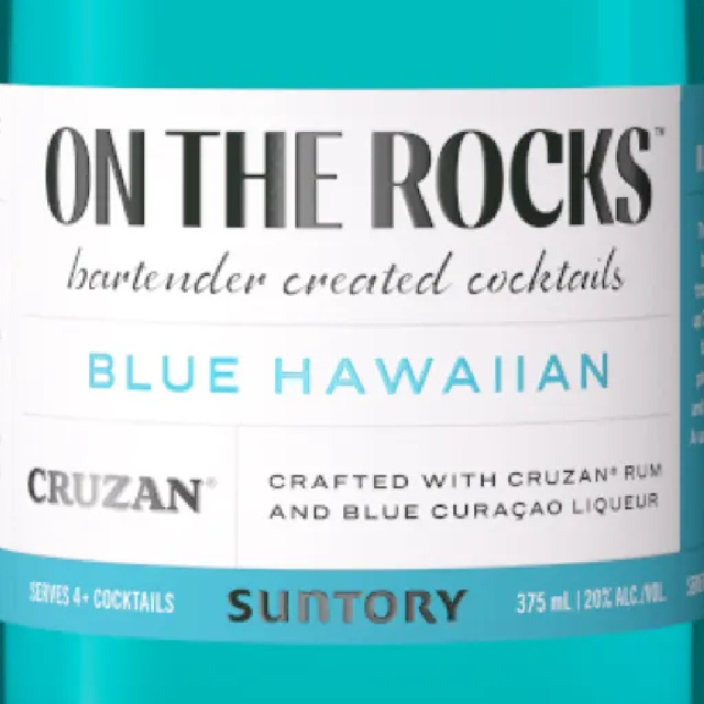 On The Rocks Cocktails Cruzan Daiquiri bottle